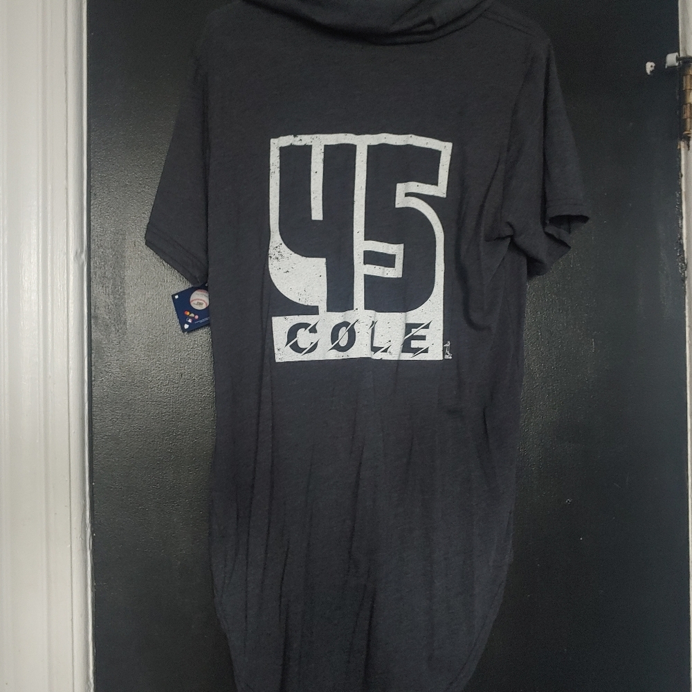 New York Yankees short sleeve shirt hooded Gerrit Cole BNWT